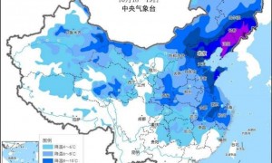 本周后期强冷空气来袭，周日华北北部最低气温将降至0℃以下